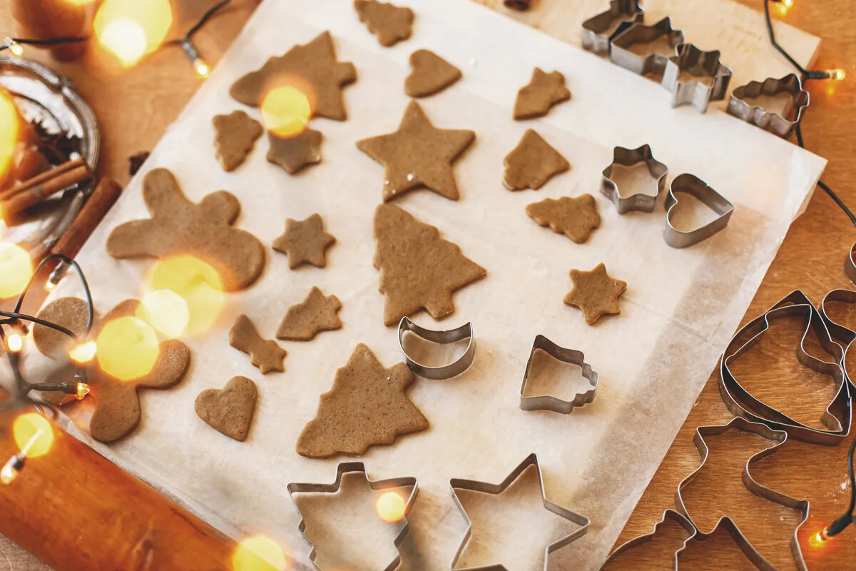 Schoko-Plätzchen zu Weihnachten