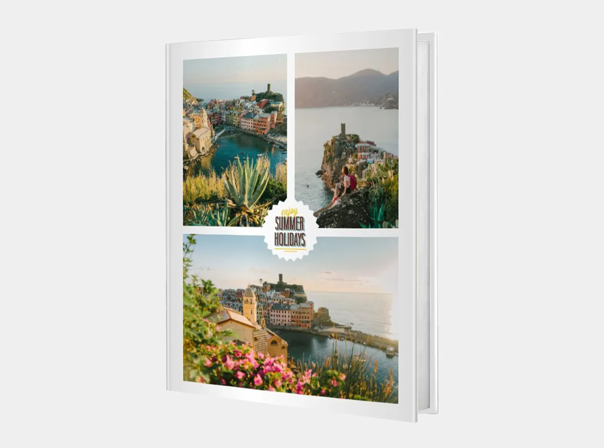 Fotobuch Hardcover A4 mit Landschaften auf dem Cover


