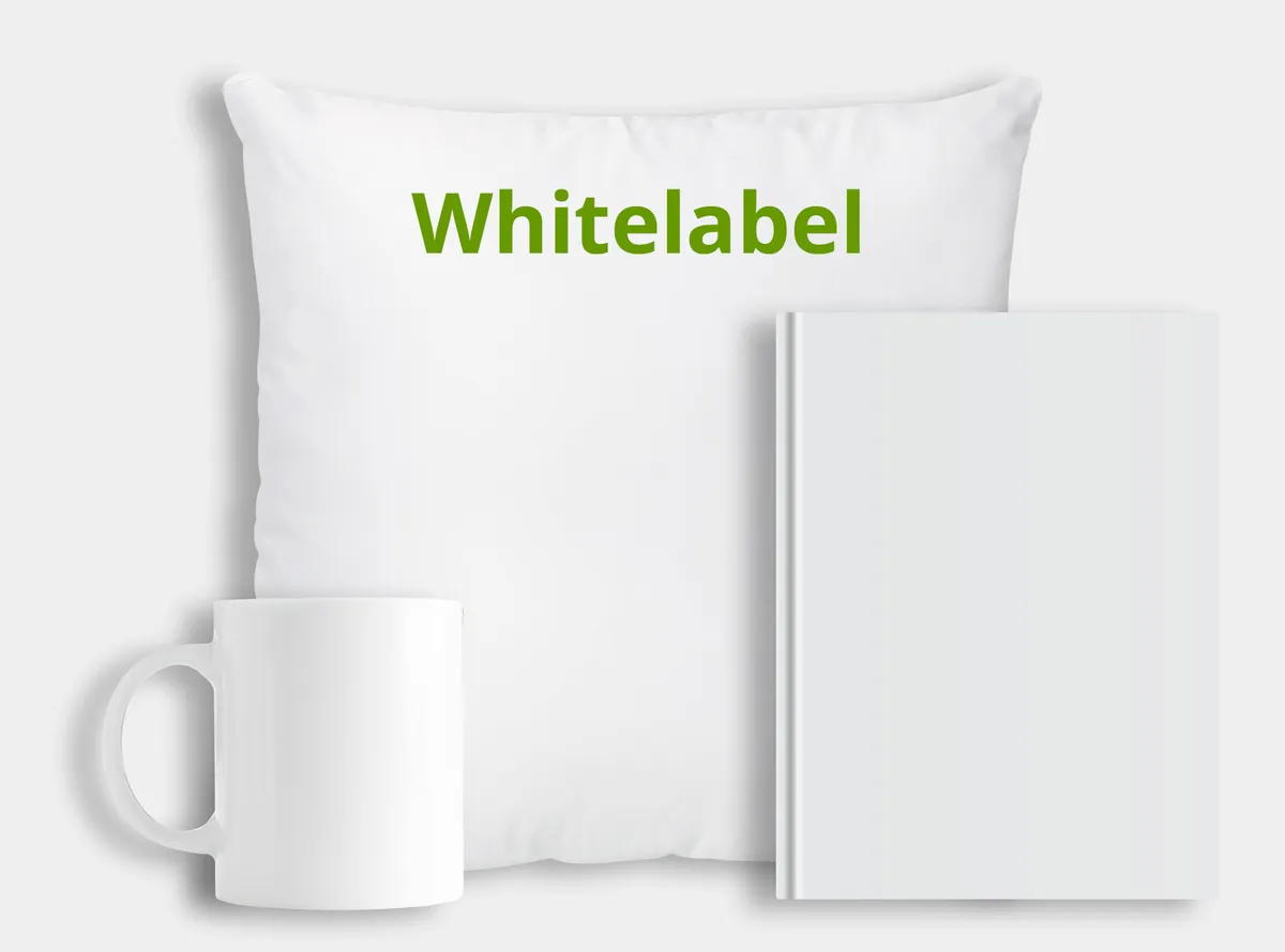 gestaltbare Produkte mit deinen Fotos und ohne Logo