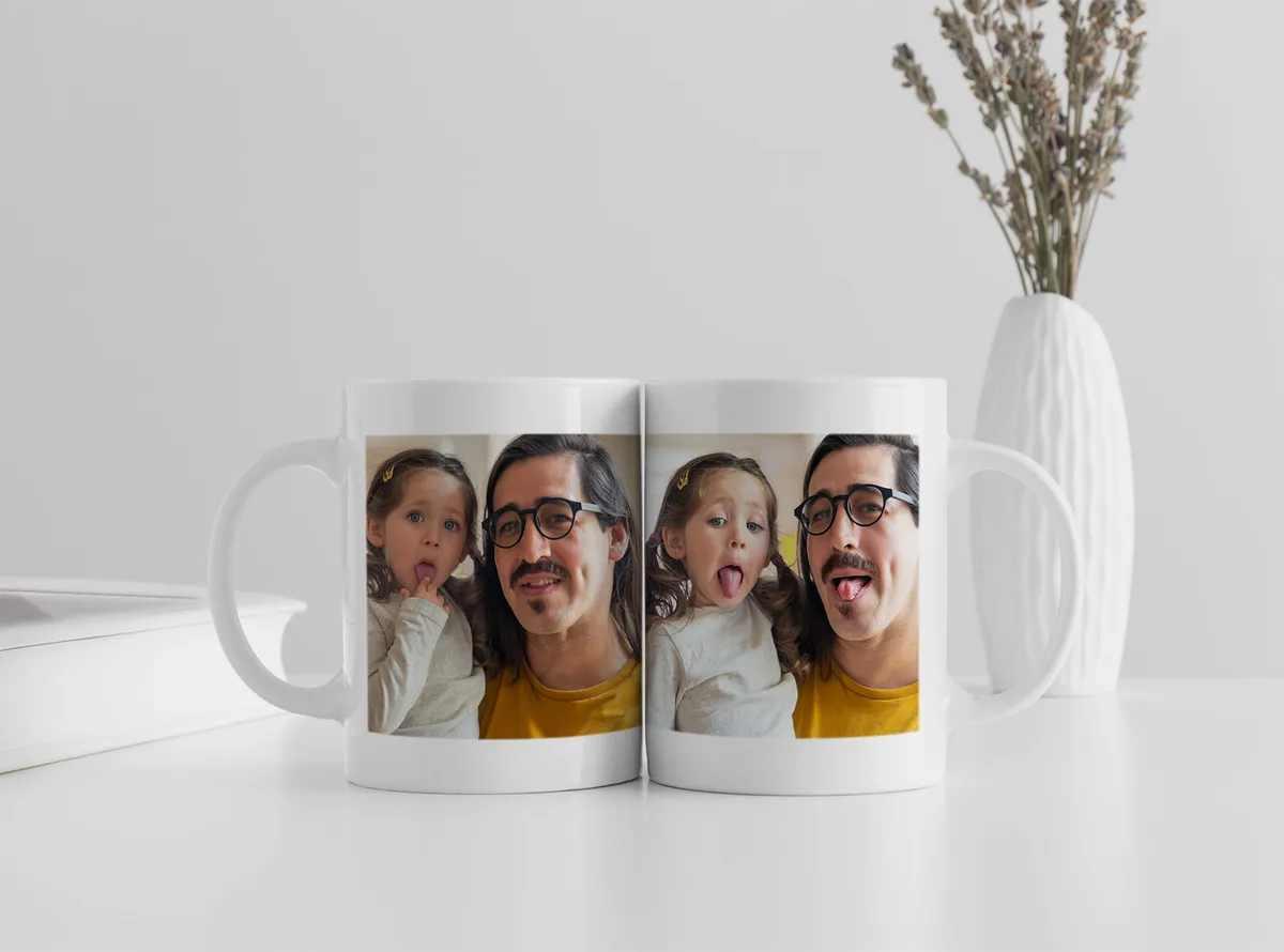 Eine Fototasse als cooles Vatertagsgeschenk!