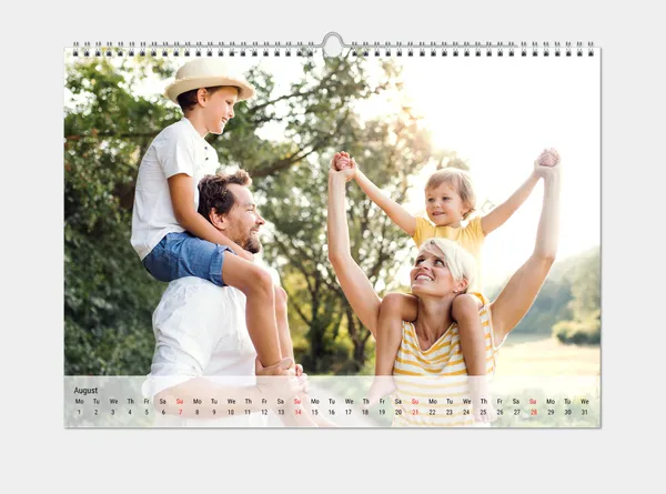 Wandkalender A3 quer mit Foto online erstellen und bestellen