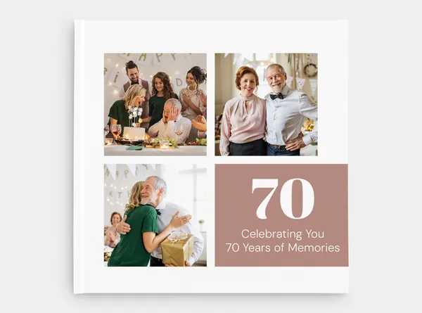 Echtfotobuch 30x30 cm Hardcover – Fotobuch auf echtem Fotopapier gestalten (24–96 Seiten)