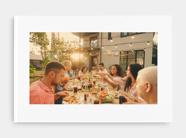 Echtfotobuch A3 Quer Hardcover – Fotobuch auf echtem Fotopapier gestalten (24–72 Seiten)