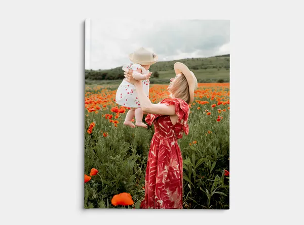 Fotobuch A5 Hoch Hardcover – Fotobuch selbst gestalten (24–250 Seiten)