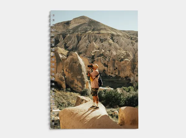 Fotobuch Spiralbindung A5 hoch - bei fotokasten individuell gestalten