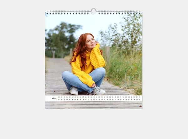 Wandkalender 30x30 cm mit Foto online gestalten und bestellen